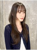 ロングレイヤー　ハッシュカット　ハイレイヤー　外国人風カット