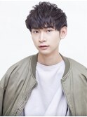 アンニュイ×抜け感マッシュパーマ　韓国マッシュ