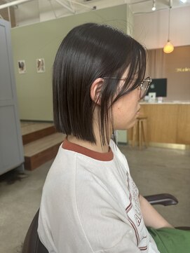 キュオンシア(CUEON. ciea) 切りっぱなし×艶髪ストレート