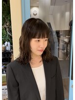 シアン 栄店(CYAN.)&nbsp;ミディアム×ブリーチパーマ