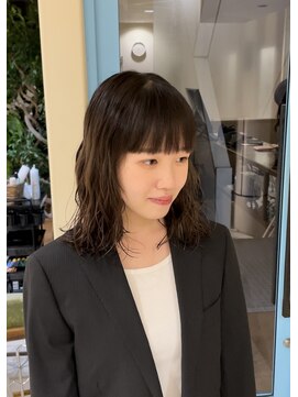 シアン 栄店(CYAN.) ミディアム×ブリーチパーマ