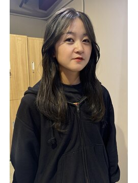 ローレンジウ(LOREN JU) 透明感髪質改善ベージュダブルカラーミルクティーグレージュ