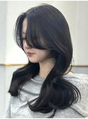 【YUUKA】ミディアムレイヤー　くびれヘア　韓国ヘア　名古屋栄