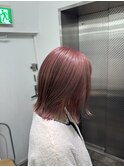 艶髪×ピンクベージュ