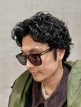 フィフス 渋谷(fifth) 渋谷メンズミディアムパーマ波巻きスパイラルパーマサーフカール