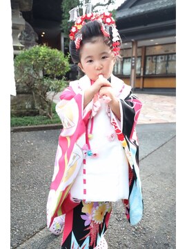 ナンバーヘア(number hair) 七五三ヘアセット・着付け