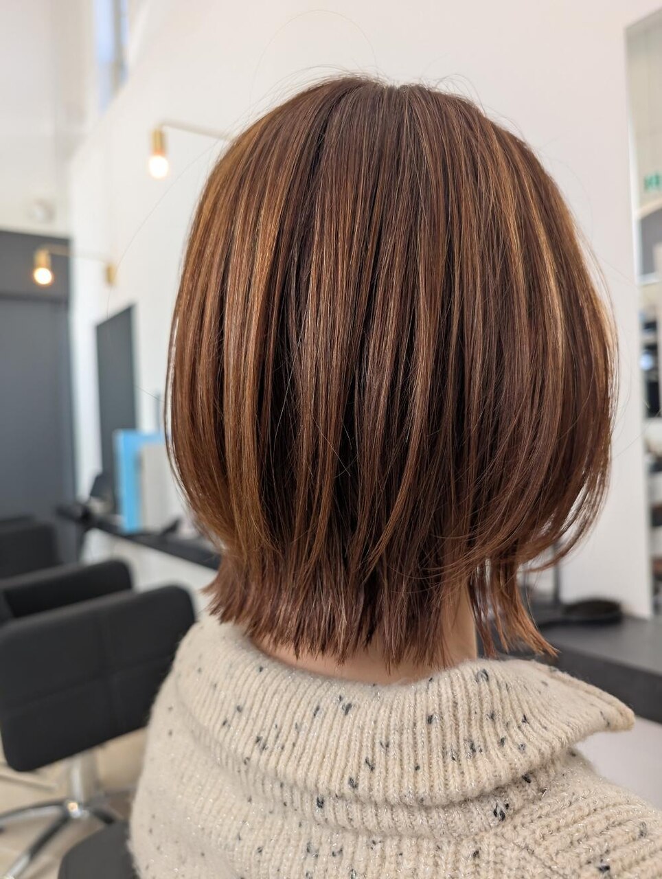 大人ショート ミニボブ 切りっぱなしボブ 縮毛矯正×GRAFF hair