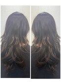 ロングレイヤー×グラデーションカラー