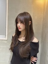 アルーシェウィズスカイ 原宿(Alushe with Sky)&nbsp;韓国風スタイル/くびれヘア/ワンホンレイヤー/ロング