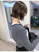 切りっぱなしボブ
