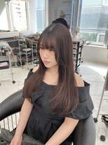 ラピス 渋谷本店(Lapis) レイヤーカット/チェリーブラウン/ミニウルフ