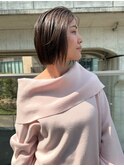 大人女性ボブ