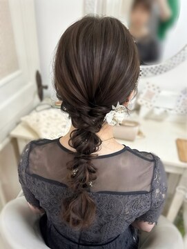 アチーブ 三宮(Achieve) シンプルな編み下ろし(神戸ヘアセットサロンAchieve)