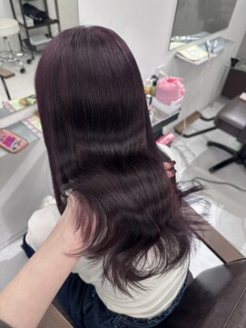 ハピネス 梅田茶屋町店(HAPPINESS) ブリーチなしダブルカラーベージュラベンダー