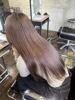ガルボ ヘアー(garbo hair)&nbsp;オトナ女子 10代 20代 30代 ミルクティーブラウン 艶カラー