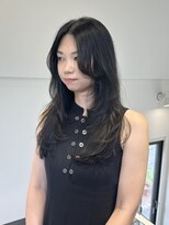 ラック 表参道(LUCK)&nbsp;レイヤーカット/ロングレイヤー/黒髪スタイル/髪質改善/表参道