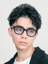 フィフス 神南(fifth)&nbsp;渋谷フェザーパーマメンズカットセンターパート20代
