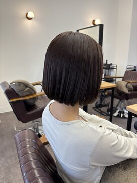 ソルナ(soluna) ボブ×ブラウンカラー