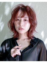 ジェニーバイメノン(JENNIE by Menon)&nbsp;カシスブラウン　小顔　レイヤーカット　似合わせカット