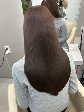 オムニス 表参道(Omnis) 透明感カラーこっくりブラウンベージュ髪質改善レイヤーカット