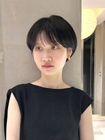 サン 白金台(SUN)&nbsp;シースルーバングの小顔マッシュショート20代30代40代