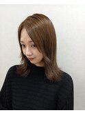 【オリーブブラウン】ブリーチなしカラー