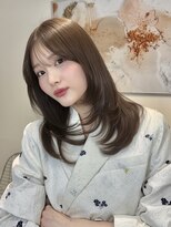 オニキス 原宿(ONYX)&nbsp;e133レイヤーカット髪質改善ストレート前髪カット顔周りカット