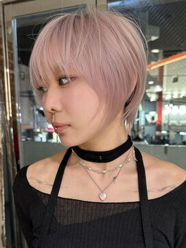 ボコカ(bococa) 大人女性ショートクリアピンクベージュ