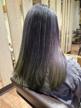 フランジェッタヘアー(Frangetta hair) 大人のオシャレデザインカラー♪担当野坂