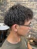 ［平日限定］カット＋パーマ(波巻き、ツイスト)￥15000→14500
