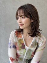 ブリッサ(brisa) 大人くびれミディアム×韓国風 顔まわりレイヤー