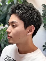 ミスターベイビー(Mr.BABY)&nbsp;大人メンズヘア/ベリーショート/短髪/メッシュ/20代/30代