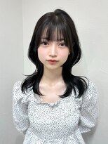 アンドカオマワリカットファム(Fann.)&nbsp;髪質改善 レイヤーカット 韓国風 神戸三宮元町 艶髪 顔周り 前髪
