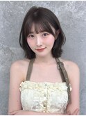 グレージュ/レイヤーカット/ハッシュカット/オリーブベージュ/栄