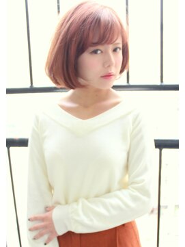 アンビエンテ(ambiente) ショートボブ＃ピンクベージュ＃ピンクアッシュ＃ピンクベージュ