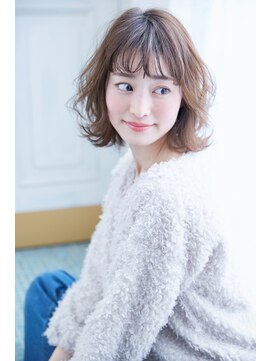 フィガロ アヴェダ(FIGARO AVEDA) 【figaro AVEDA】アンニュイ ボブ 外ハネボブ