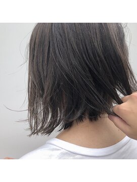 フェリアあべの(FERIA) 【FERIA/天王寺】ハイライト×透け感アッシュグレー