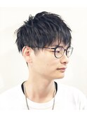 ビジネスカジュアル☆フェザーマッシュ風☆メンズショート