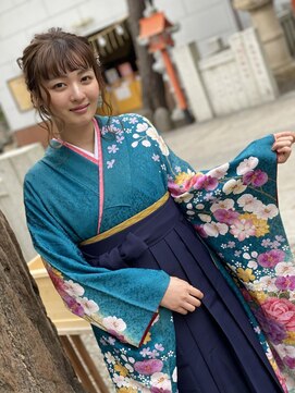 コム(com by neolive) 袴着付け＊ヘアセット