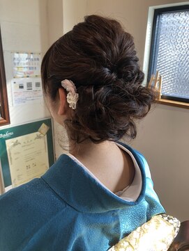 チアー ヘアリラクゼーション(cheer HAIRRELAXATION) 艶やか着物アレンジ