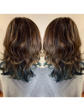 クルーブラン(CouLeur blanc) 相性間違いなし！インナーブルー×グリーン