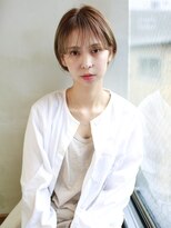 バース(BIRTH)&nbsp;天神【BIRTH】丸みショートボブ×フォギーベージュ