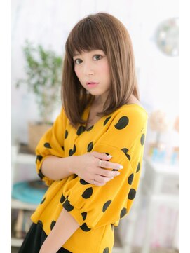 ミック ヘアアンドメイク アップ 駒込店(miq Hair&Make up) cuteな小顔☆愛されオン眉ナチュラルストレート