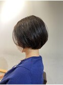 乾かすだけ大人な透明感ショートボブ
