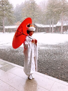 ヘアメイク ジェイエム 北海道神宮挙式