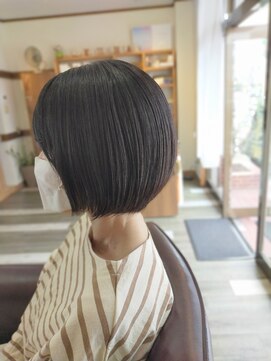 キュウヘアー(KYUU HAIR) ボブ×縮毛矯正