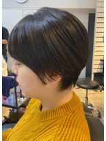 サロン 紫花 &nbsp;柔らかシルエット×ショートスタイル