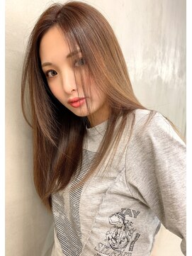 ロゼ 六甲道(ROSE) 【ROSE】髪質改善ストレート__ハイライト712