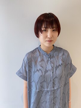 ハルフウェイ(haLfway) マッシュショート×ハイライト