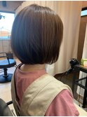 無造作ルーズまとまるスタイル20代30代40代テラコッタブラウン